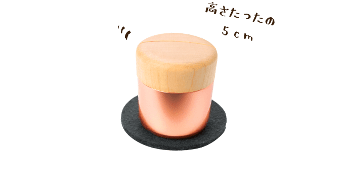 メモリアルボックス、高さたったの5cm